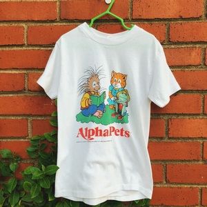 YOUTH vintage AlphaPets single stitch tee 90s S/M